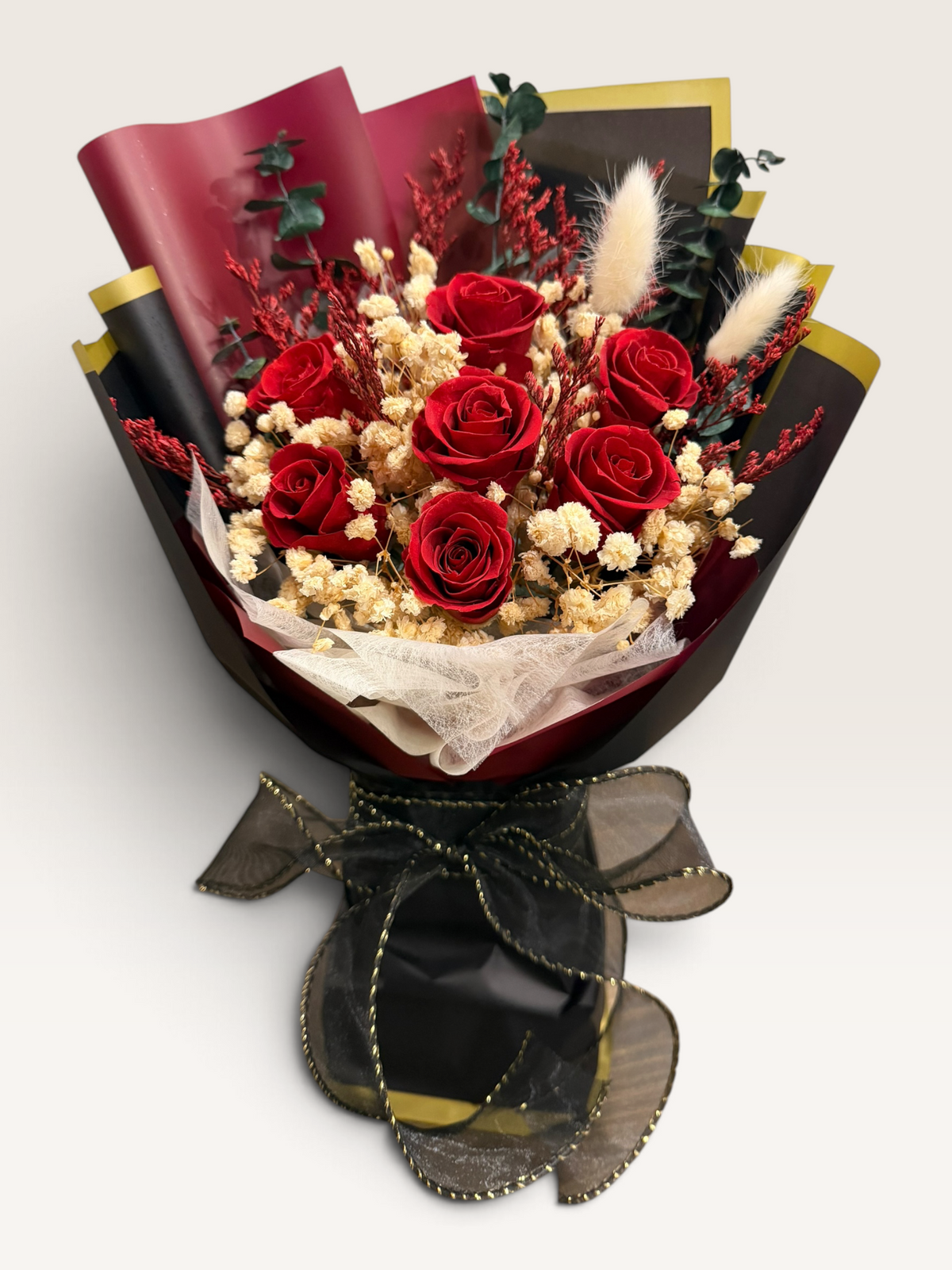 Custom Order – Medium Bouquet – Crimson Devotion