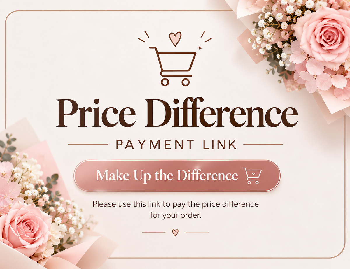 Price Difference Payment Link for Flora Vault order upgrades and add-ons