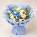 Blue Hydrangea Garden Preserved Bouquet