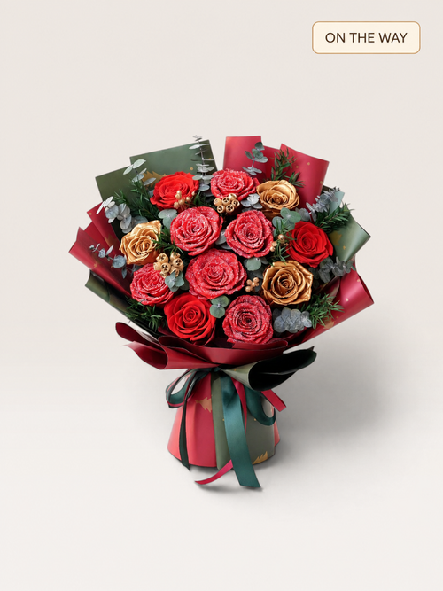 Christmas Royale-Grand Preserved Flower Bouquet original product photo