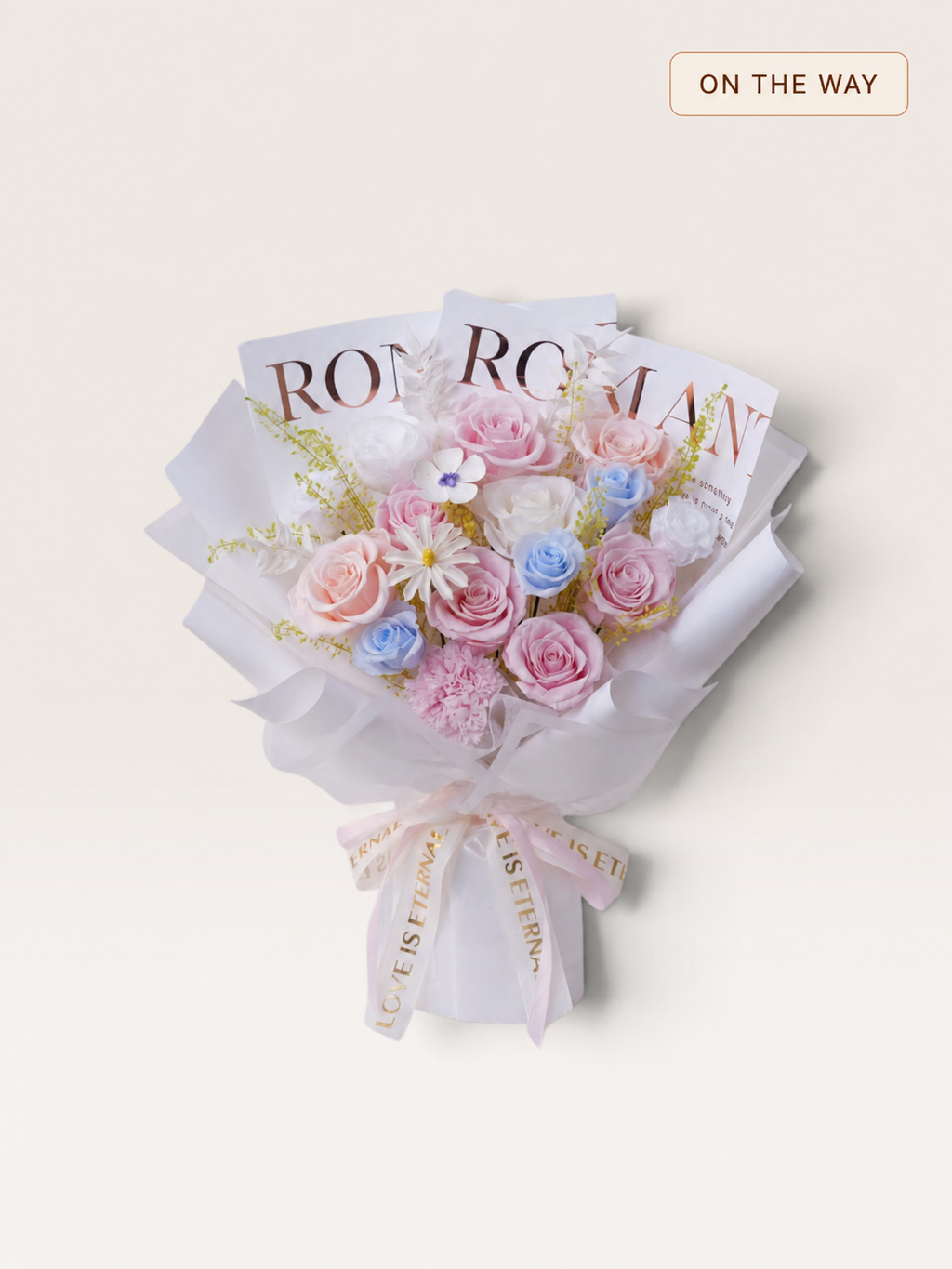 Pastel Romance -Grand Preserved Flower Bouquet original product photo