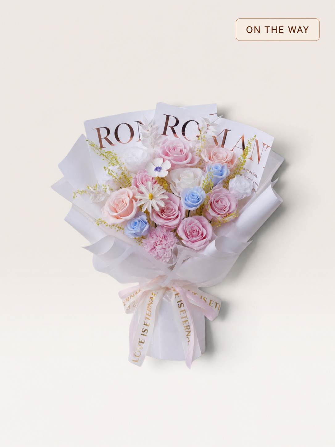 Pastel Romance -Grand Preserved Flower Bouquet original product photo