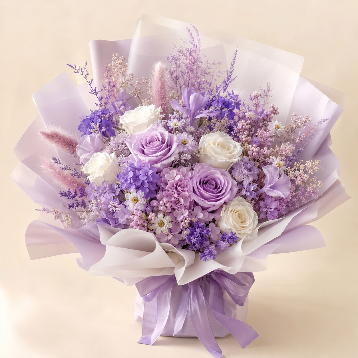 Lavender Dream preserved flower bouquet