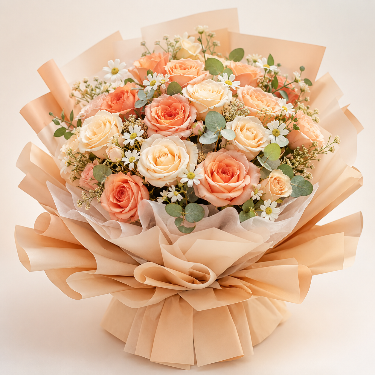 Peach Garden Preserved Bouquet