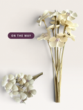Violet handcrafted flowers — ON THE WAY